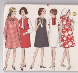7500 VOG MATERNITY A-DRESS SLEEVES/ CONTRAST OR NOT PATTERN 8